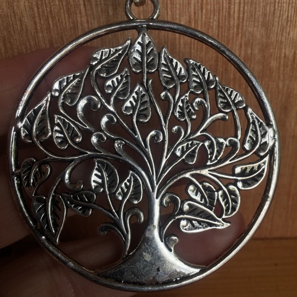 Colorful, long tree of life necklace - Picture 3 of 8